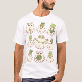Camiseta Gafas divertidas del Boho Fantasma Irlandés St Pat