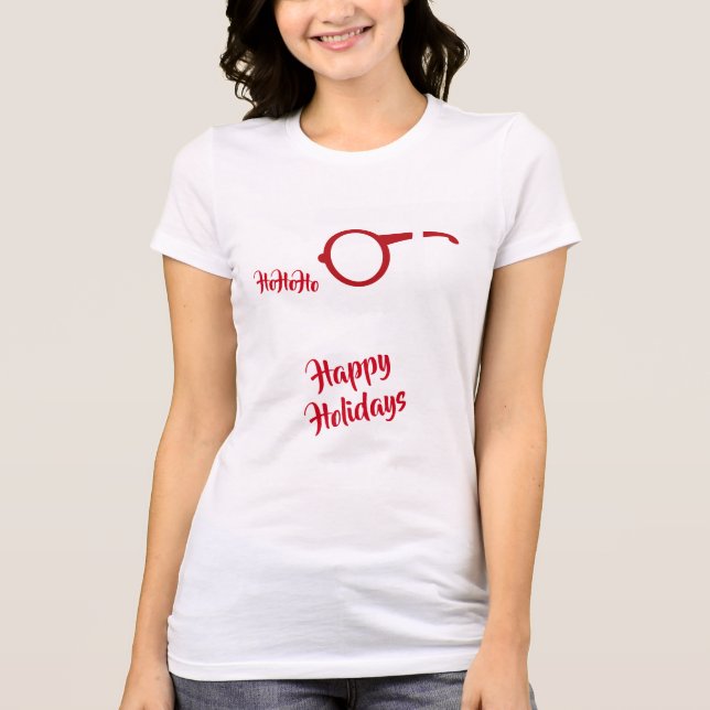 Camiseta Gafas en Santa (Anverso)