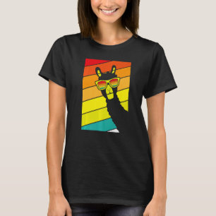 Camiseta Gafas Llama Retro Estilo Alpaca Llama Vicuña Lami