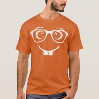 Gafas Nerd Dientes de manga Emoticon Humor Nerd Fa