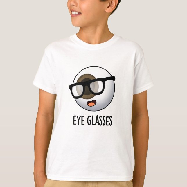 Camiseta Gafas oculares Graciosos Puntitos de éisbol (Anverso)
