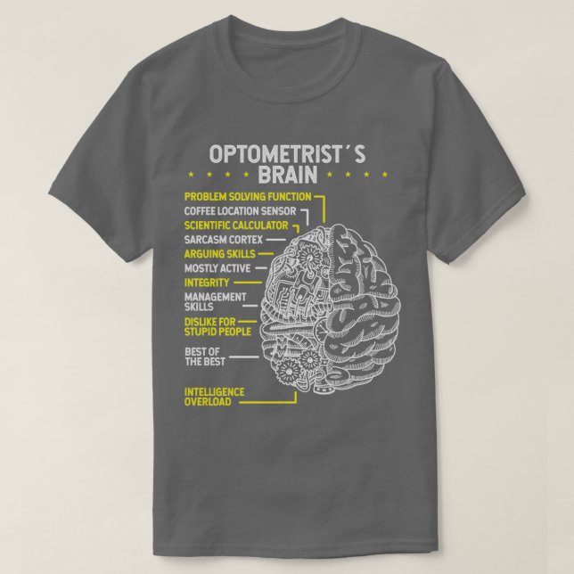 Camiseta Gafas optometristas Gafas de sol Optometría óptica (Diseño del anverso)