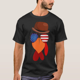 Camiseta Gafas patrióticas divertidas Turquía enfrenta el g