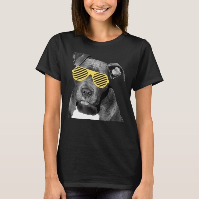 Camiseta Gafas Pit Bull &amp (Anverso)