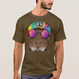 Camiseta Gafas Retro Guinea Pig Classic Love Animal Glass