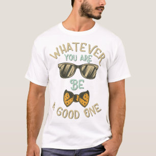 Camiseta Gafas y corbata