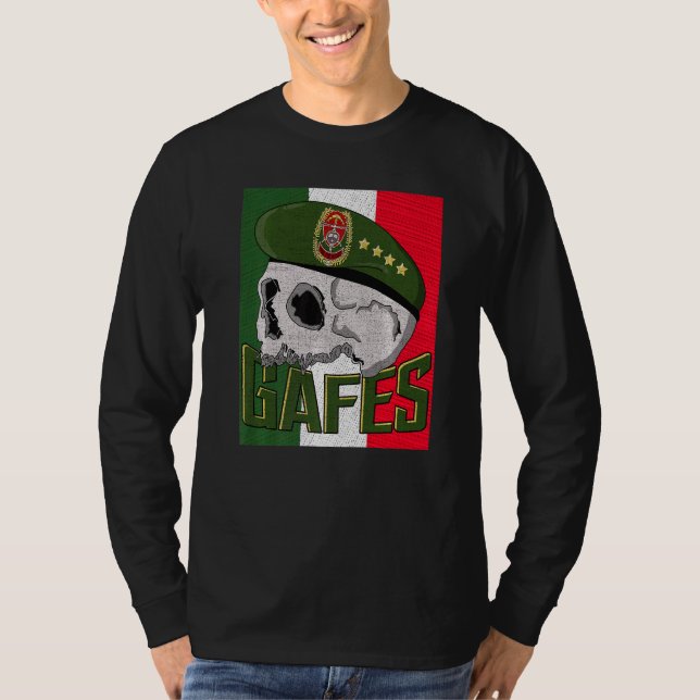 Camiseta Gafe Gafes Fuerza Especial Mexicana o Fuerzas Espe (Anverso)