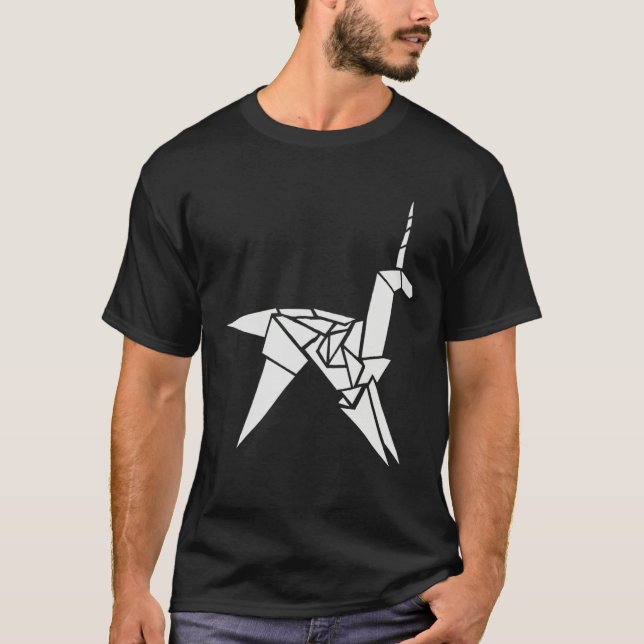 Camiseta GAFF S ORIGAMIUNICORN Nerd Geek Graphic (Anverso)