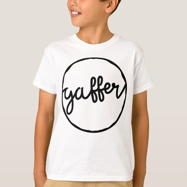 Camiseta Gaffer British Soccer Slang Dialect (Anverso)