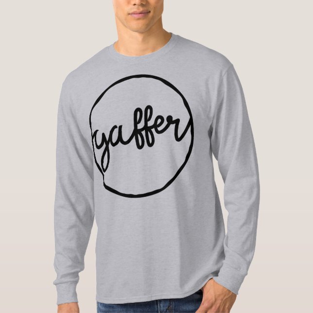 Camiseta Gaffer: Dialecto de jerga del jefe de fútbol britá (Anverso)