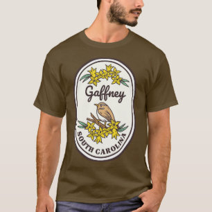 Camiseta Gaffney Souvenir de Turismo Wren SC en la ciudad d