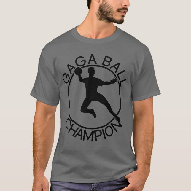 Camiseta Gaga Ball Champion Dodgeball Game Kids Gaga Ball (Anverso)
