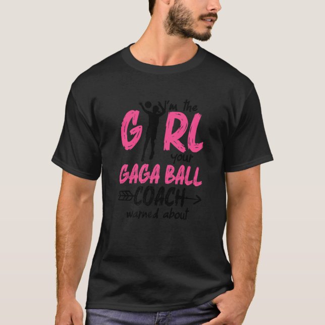 Camiseta Gaga Ball Dodgeball Gaga Chica entrenador Equipo 1 (Anverso)