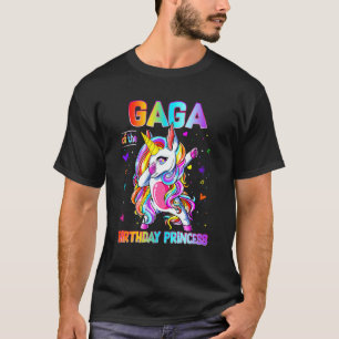 Camiseta Gaga De La Princesa De Cumpleaños Chica Dabbing Un