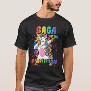 Camiseta Gaga De La Princesa Nacida Dabbing Unicorn Chica