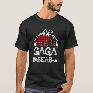 Camiseta Gaga Navidades del oso Pajama Red Plaid Buffalo Fa