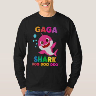 Camiseta Gaga Shark Cute bebé, familia de tiburones coincid