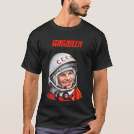 Camiseta Gagarin - Sovietwave, arte espacial Gagarin