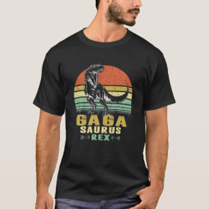 Camiseta Gagasauro Mens T Rex Dinosaur Funny Gaga Saurus F