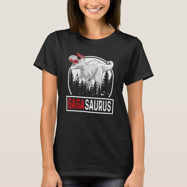 Camiseta Gagasaurus Gaga Saurus Rex Birthday Party (Anverso)