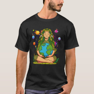 Camiseta Gaia Diosa Griega Día de la Madre Tierra Naturalez