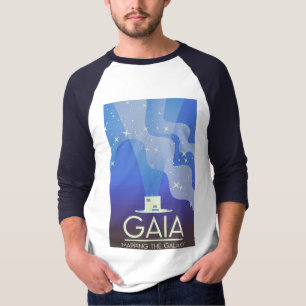 Camiseta GAIA que traza el universo