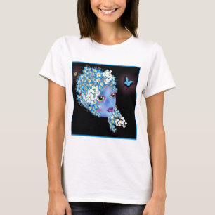 Camiseta Gaia Tierra Madre Pagan Fantasma Arte de LeahG