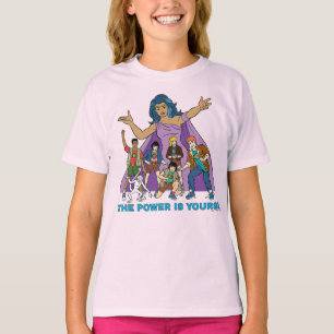 Camiseta Gaia y el gráfico de los planetarios