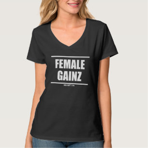 Camiseta Gainz Gainz Gains Entrenamiento de Bodybuilding Gy