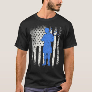 Camiseta Gaita Cornamusa Kilt Escocés Soplar Gaita