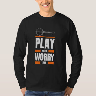 Camiseta gaita más preocupación menos música divertida