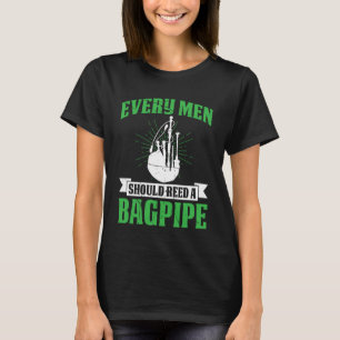 Camiseta Gaitas para gaitero gaitas tocando gaitas 