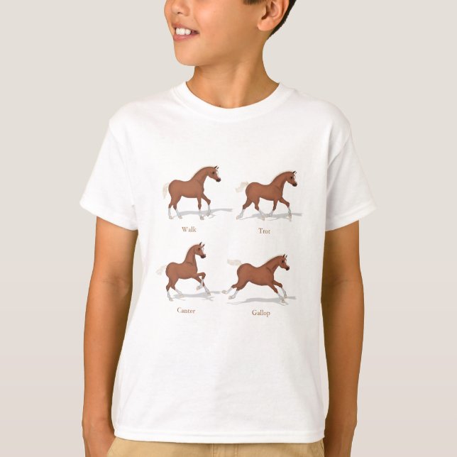Camiseta Gaits del ecuestre de los estofados de acedera de  (Anverso)