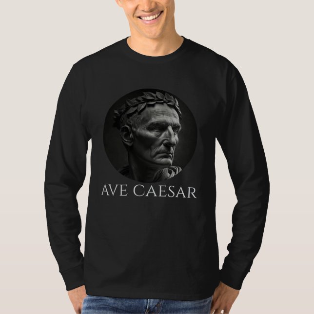 Camiseta Gaius Julius Caesar  Ave Caesar  Ancient Roman His (Anverso)