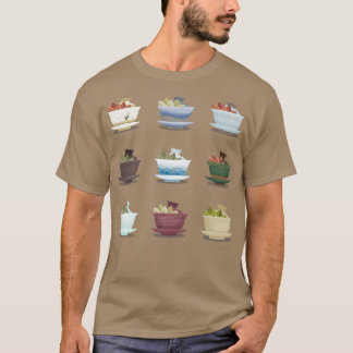 Camiseta Gaiwan de cerámica china para sostener un cerema d