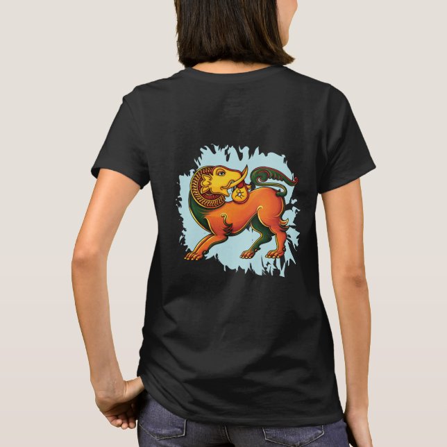 Camiseta Gajasinha – Mythical Guardian of Strength (Reverso)