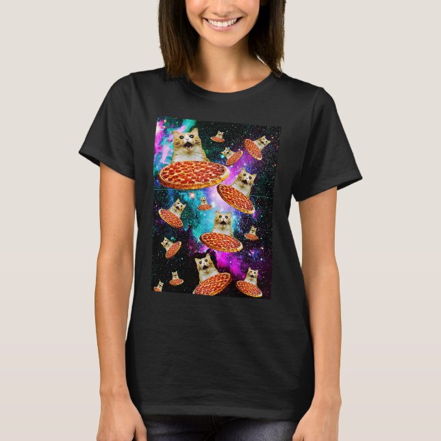 Camiseta Gala de comida de Kitten Sarcasm, astronauta de ga (Anverso)