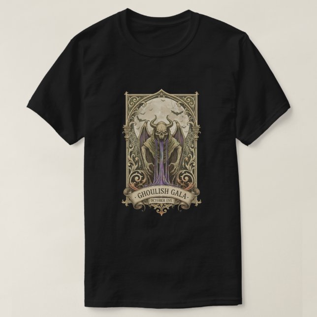 Camiseta Gala Espeluznante (Diseño del anverso)