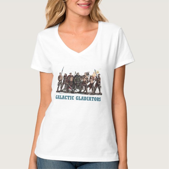 Camiseta galáctica de los gladiadores (Anverso)