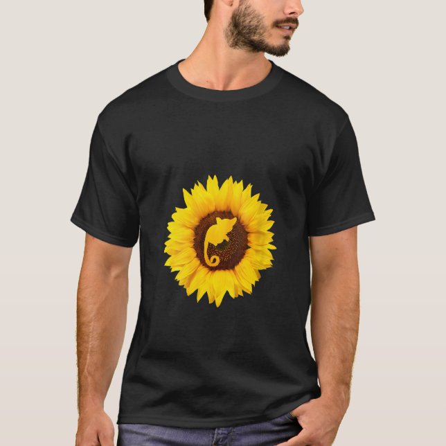 Camiseta Galago Para Mujeres Hombres Mono Lemur Sunflowe (Anverso)