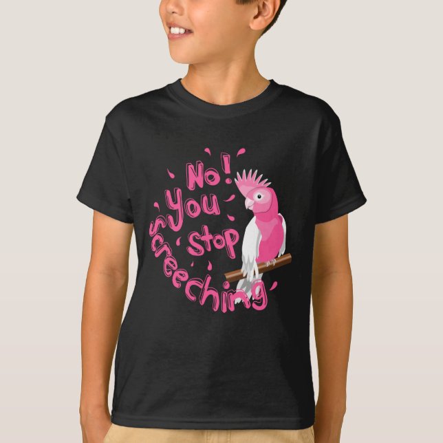 Camiseta Galah rosa ruidoso (Anverso)