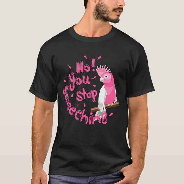 Camiseta Galah Screeching (Anverso)