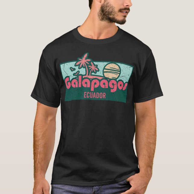 Camiseta Galápagos: Exóticos regalos de viaje de luna de mi (Anverso)