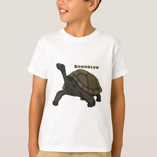 Camiseta Galapagos land tortoise illustration (Anverso)