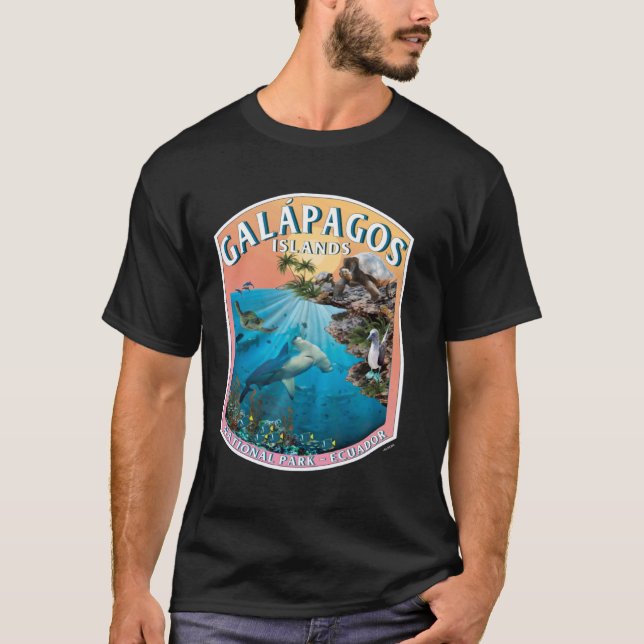 Camiseta Galapagos National Park Ecuador Ocean Reserve Keep (Anverso)