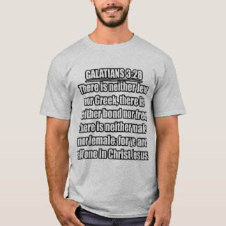 Camiseta Gálatas 3:28 — Versión Rey Jacobo (KJV 1900)