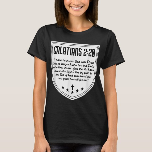 Camiseta Galatianos 220 La Biblia de San Pablo Verse Jesucr (Anverso)