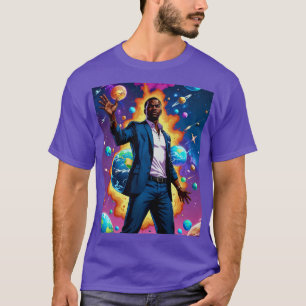 Camiseta Galaxia afrofuturista Jefe King Tee