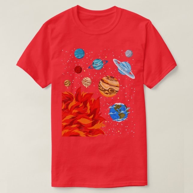 Camiseta Galaxia Astronauta Ciencia Espacial Astronomía Sín (Diseño del anverso)