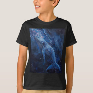 Camiseta Galaxia Ballena Espacio Sueño Mágico Océano Cósmic